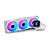 Water Cooler Gamer Round5 Boreah 360 ARGB Com Display Branco - Imagem 1