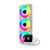 Water Cooler Gamer Round5 Boreah 360 ARGB Com Display Branco - Imagem 2