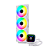 Water Cooler Gamer Round5 Boreah 360 ARGB Com Display Branco - Imagem 4