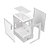 Gabinete Gamer Kalkan Hakon Mid Tower m-ATX Branco - Imagem 5