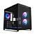 Gabinete Gamer Ocypus Iota C70 ATX ARGB Com Fans Preto - Imagem 1