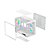 Gabinete Gamer Ocypus Iota C50 Curve ATX ARGB Digital Com Fan Branco - Imagem 7