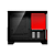Gabinete Gamer Redragon Eternal ATX Sem Fans CA-612BR Preto e Vermelho - Imagem 5