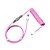 Cabo Duplo Enrolado Cooler Master KB-CMZ1 Magenta Rosa - Imagem 2