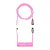 Cabo Duplo Enrolado Cooler Master KB-CMZ1 Magenta Rosa - Imagem 1
