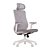 Cadeira Ergonômica Elements Aiven Branco e Cinza - Imagem 1