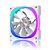 Fan Round5 Jetta Reverse ARGB PWM Branco - Imagem 2