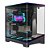 Gabinete Gamer Redragon View Mid Tower ATX ARGB CA-622B Preto - Imagem 1
