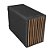 Gabinete Gamer Lian Li X Dan Case B4 Wood Com Fans Preto - Imagem 2