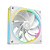 Gabinete Gamer DeepCool CL660 Mid Tower ATX Com Fans ARGB Madeira Branco - Imagem 10