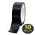 Kit 10 rolos de Fita Isolante Preta 17 mm X 5m - Imagem 3