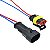 Kit de Chicote 2 Vias Universal Superseal Selado Macho - Fêmea - Imagem 1
