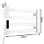Toalheiro Elétrico Térmico Aquecido 30x 45 Branco 110V - Imagem 3