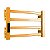 Toalheiro Elétrico Térmico Aquecido 30x 45 Dourado 110V - Imagem 1