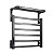 Toalheiro Elétrico Térmico Aquecido 45x 50 Preto 110V - Imagem 1