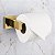 Kit Acessórios Para Banheiro Inox Premium Dourado Brilhante 4 Peças - Fino Inox - Imagem 3