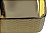 Cuba Pia Louça Cerâmica Apoio Banheiro 61x35cm Luxo Gold - Imagem 6