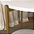 MESA DE CANTO REDONDA CENTRO SALA PEROLA GOLD LUXO 40CM - Imagem 3