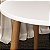 MESA DE CANTO REDONDA APOIO PES PALITO SALA LUXO - Branco - Imagem 3