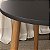 MESA DE CANTO REDONDA APOIO PES PALITO SALA LUXO - Preto - Imagem 3