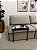 MESA DE APOIO SOFA SALA CANTO LUXO - PRETA - Imagem 6