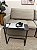 MESA DE APOIO SOFA SALA CANTO LUXO - PRETA - Imagem 4