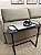 MESA DE APOIO SOFA SALA CANTO LUXO - PRETA - Imagem 3