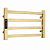 Toalheiro Elétrico Dourado Aço Inox Térmico Display Digital 30x45 110V - Imagem 1