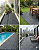 Kit 44 Peças Deck Modular Plástico 30x30 Quintal Piscina Box Cinza Liso - Imagem 2