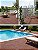 Kit 44 Peças Deck Modular Plástico 30x30 Quintal Piscina Box Madeira Frisado - Imagem 2
