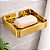 Porta Sabonete Luxo Aço Inox - Dourado - Imagem 2