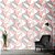 Papel de parede - Geométrico zara cinza com rosa e linhas douradas - Imagem 1