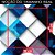Papel de parede - Triangulos intercalados nos tonsde azul com fundo branco em detalhes lilás - Imagem 3