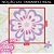 Papel de Parede - Flores lilas e rosa pink com borboletas em fundo rosa claro em detalhes de silhuetas - Imagem 3