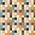 Papel de parede - Pastilhas com quadrados coloridos - Imagem 2