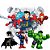 Papel de Parede - Super Herois quebrando muro - Imagem 2