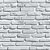 Papel de Parede - Tijolinho cinza com fundo branco - Imagem 3
