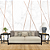 Papel de Parede - Mármore com linhas rosê gold transversal - Imagem 1