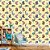 Papel de Parede Adesivo -  Dinossauros Fundo Amarelo - Imagem 1