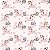 Papel de Parede Adesivo -  Unicórnio Rosa Saltitante - Imagem 2