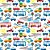 Papel de Parede Adesivo - Meios de Transportes Coloridos - Imagem 2