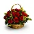 CESTA COM ROSAS - Imagem 1