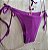 BIQUINI TOP VIES CALCINHA  VIES ROXO LUREX - Imagem 3