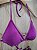 BIQUINI TOP VIES CALCINHA  VIES ROXO LUREX - Imagem 2