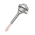 Termopar Tipo K Tubo 21,3 mm AISI 304/316 Alumina 1780ºC - Imagem 1