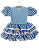 Vestido Caipirinha Xadrez Azul - Imagem 2