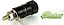 BORNE BANANA 4MM PRETO - (0,49 X 1,28 X 0,14MM) - Imagem 1