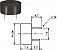 BUZZER PIEZO ELETRICO 3 A 15VDC PARA PLACA PK 12N4PEQ - Imagem 1