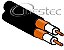 CABO AUDIO ST PHILIPS EMBORRACHADO 2x0,14mm - PRETO - Imagem 1