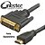 CABO DVI (24 1) M X HDMI M - GOLD 1,8m - Imagem 1